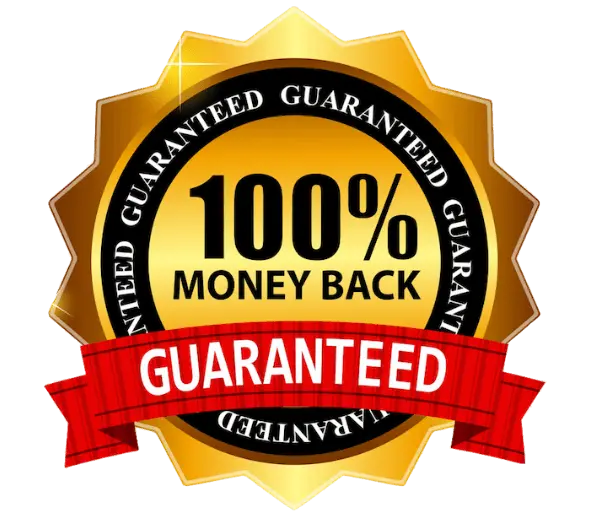 60 Days 100% Money Back Guarantee Badge